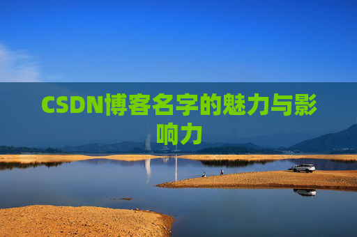 CSDN博客名字的魅力与影响力